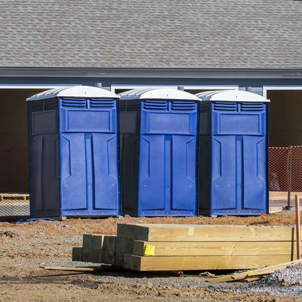 do you offer hand sanitizer dispensers inside the porta potties in Hannawa Falls NY